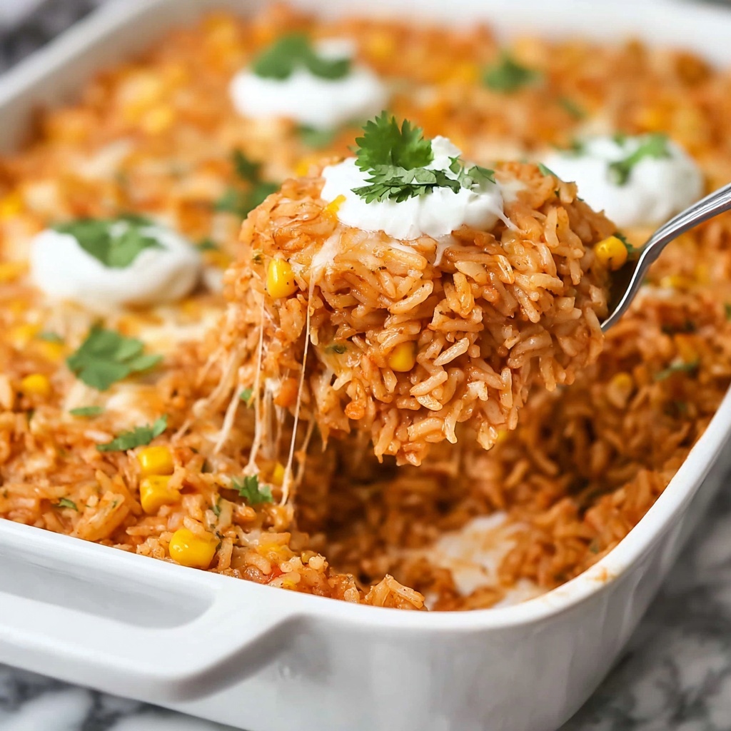Chicken Enchilada Rice Casserole Recipe - Recipe Image