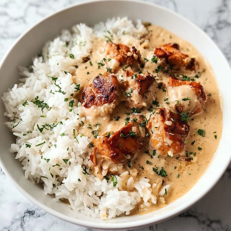 Creamy Smothered Chicken and Rice Recipe