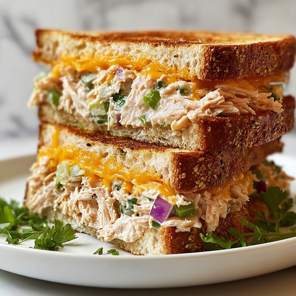 Tuna Melt Grilled Sandwiches Recipe - Recipe Image