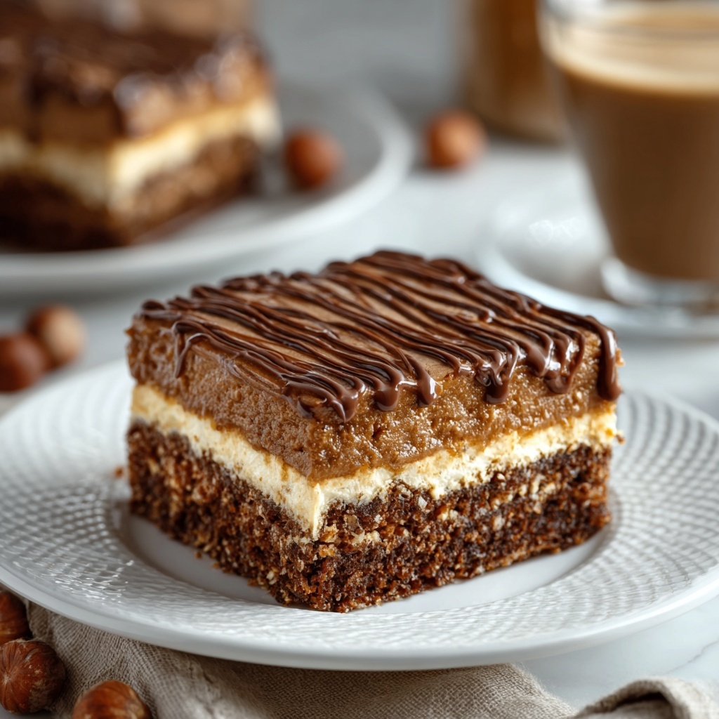Hazelnut Mocha Layer Squares Recipe - Recipe Image