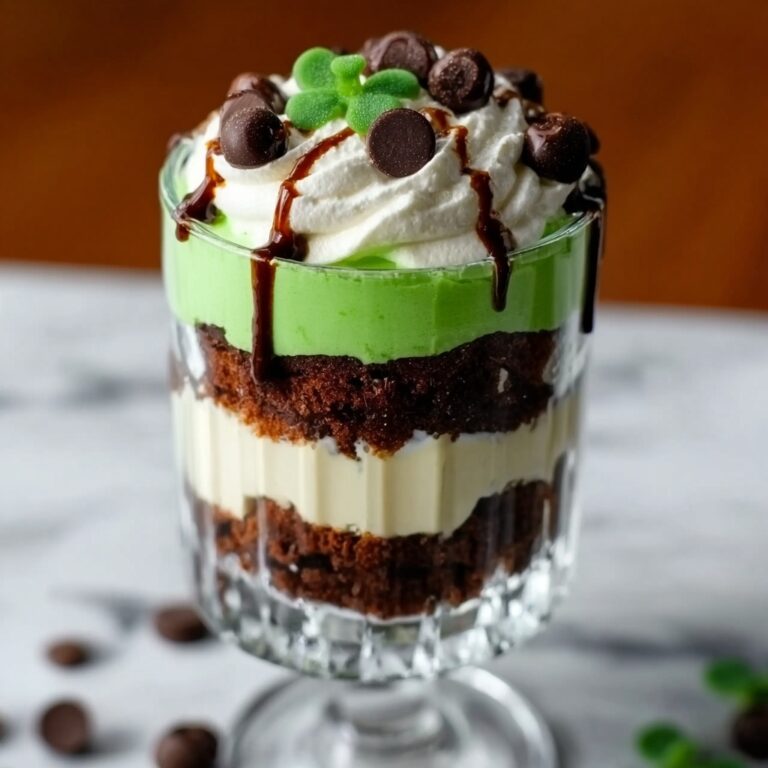 St. Patrick’s Day Brownie Trifle Recipe
