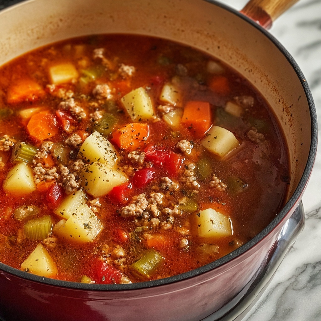 Vegetable Beef Soup Recipe - Recipe Image