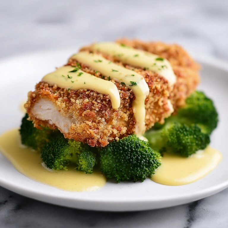 Easy Chicken Cordon Bleu with Parmesan-Dijon Sauce Recipe