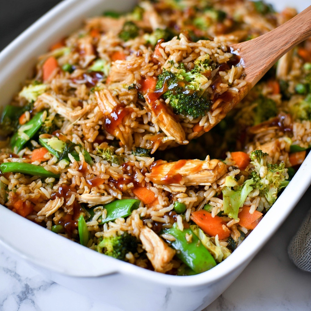 Teriyaki Chicken Casserole Recipe - Recipe Image