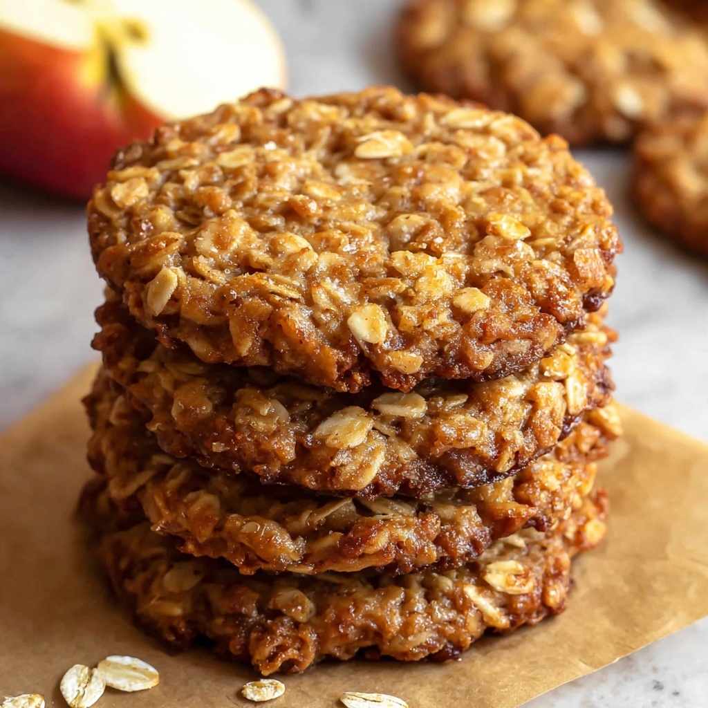 Apple Pie Oatmeal Cookies with Optional Vanilla Glaze Recipe - Recipe Image
