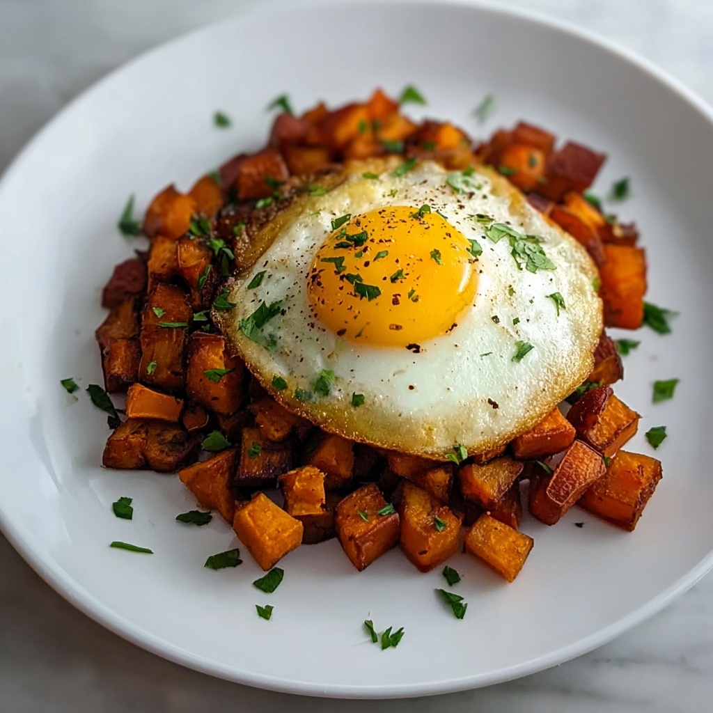 Sweet Potato Hash with Eggs Recipe - Recipe Image