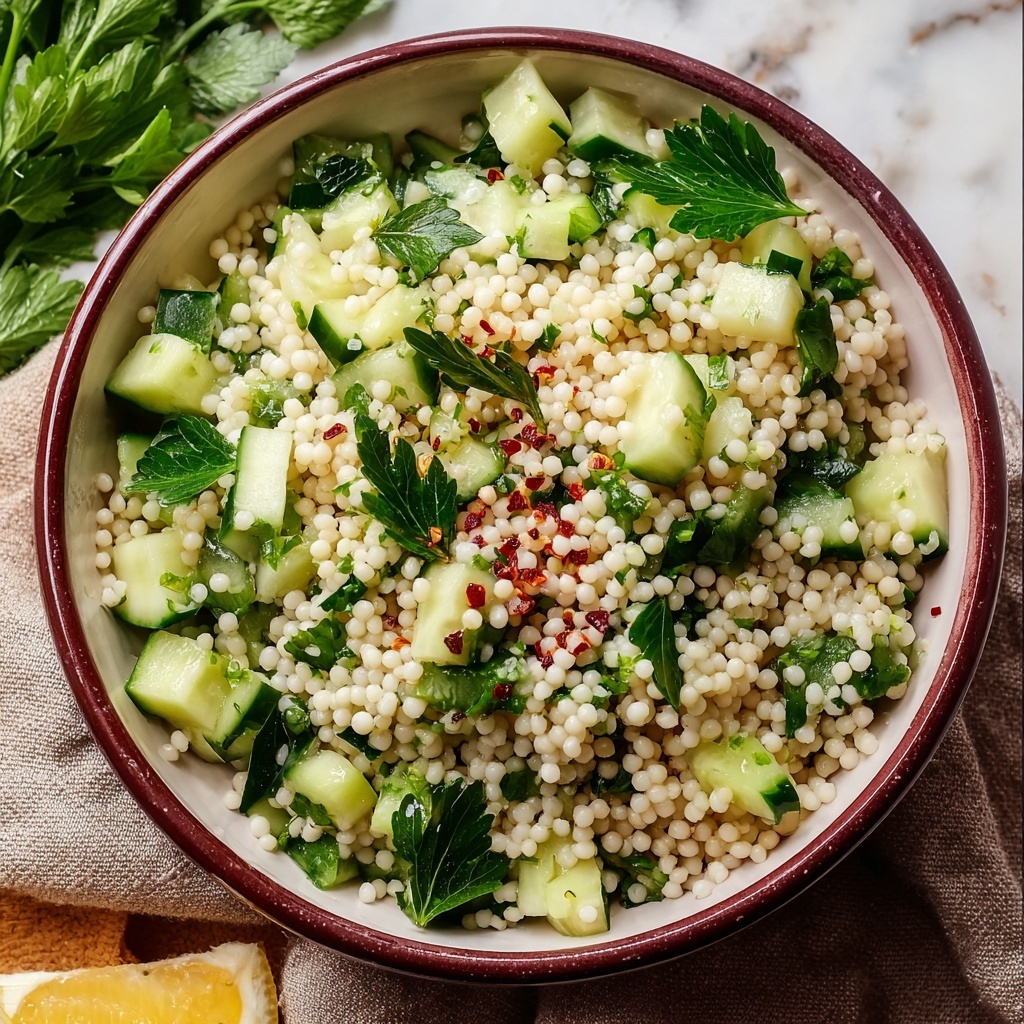 Flavorful Cucumber Couscous Salad Recipe - Recipe Image