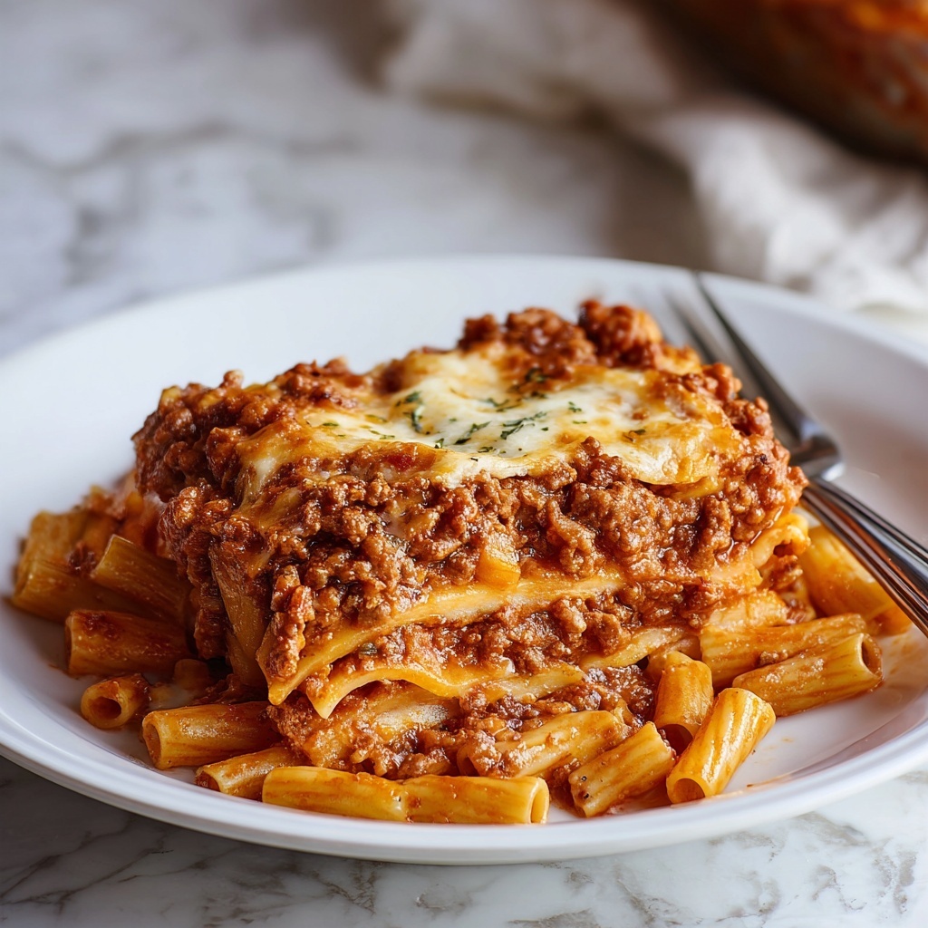 Beef Pasta in Tomato Sauce Recipe - Recipe Image