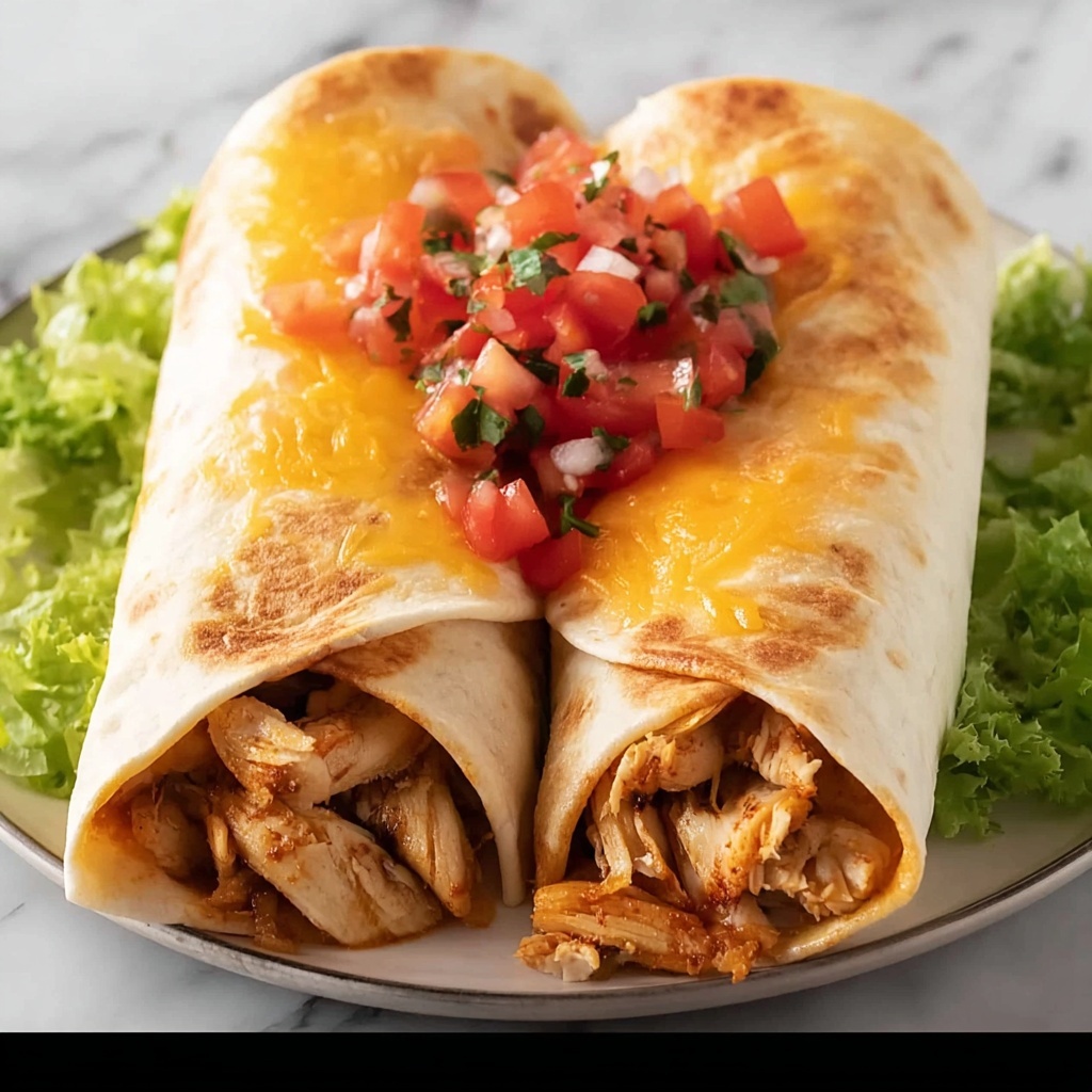 Baked Chicken Chimichangas Recipe - Recipe Image