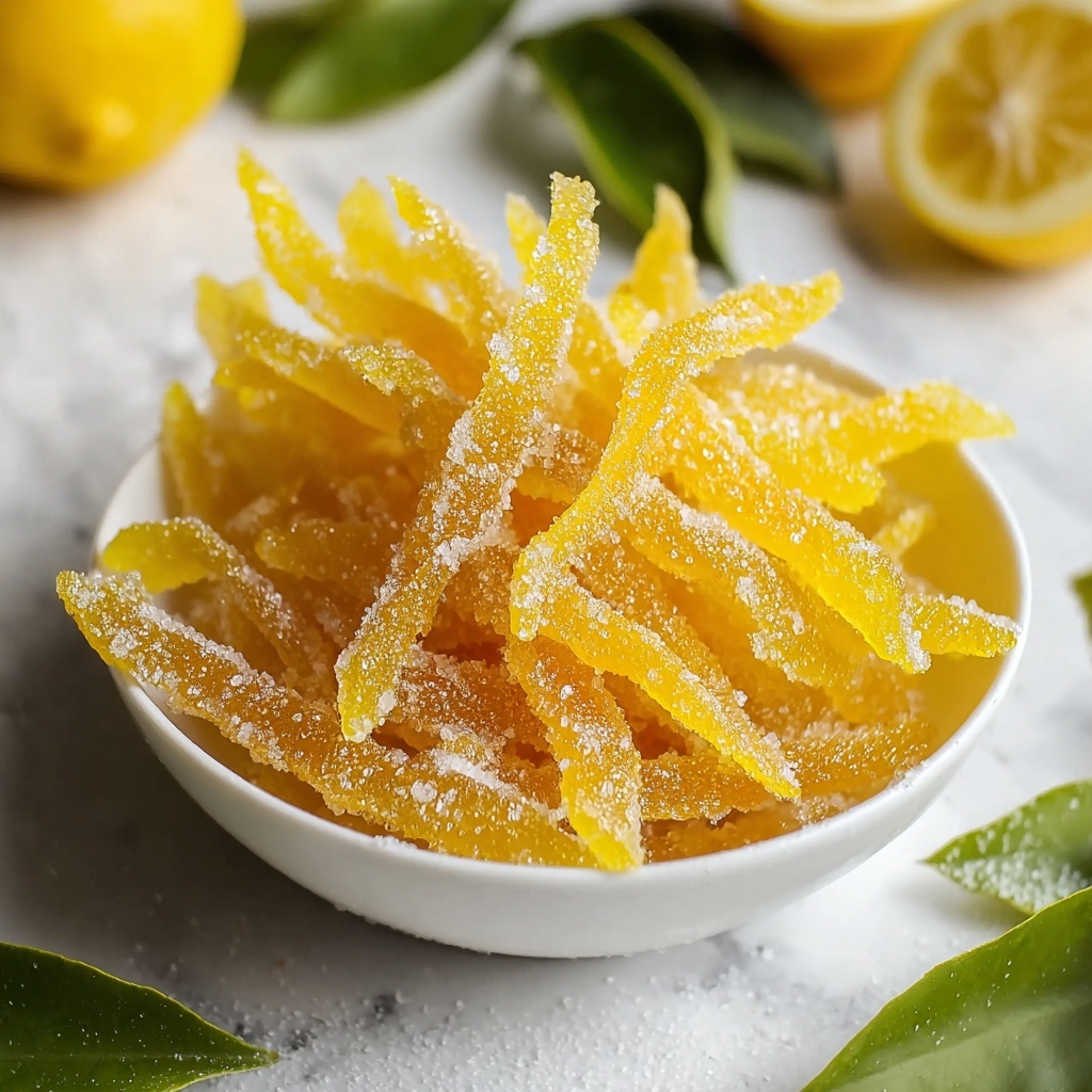 Candied Lemon Peel Recipe - Recipe Image