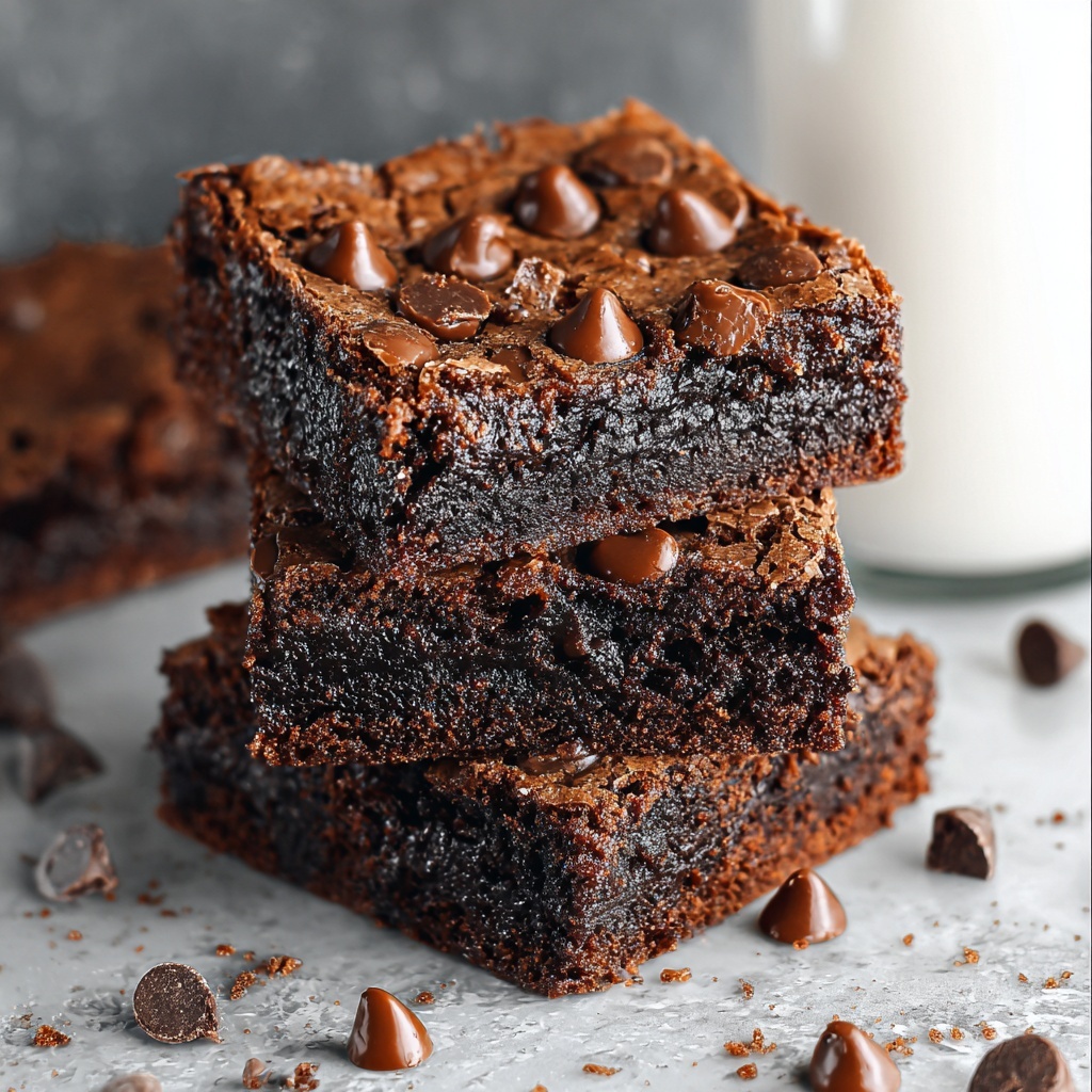 Greek Yogurt Brownies Recipe - Recipe Image
