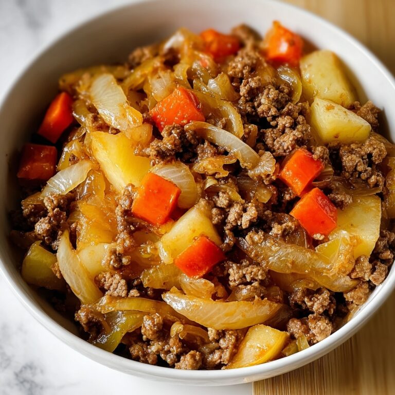 Cabbage and Ground Beef Skillet Recipe