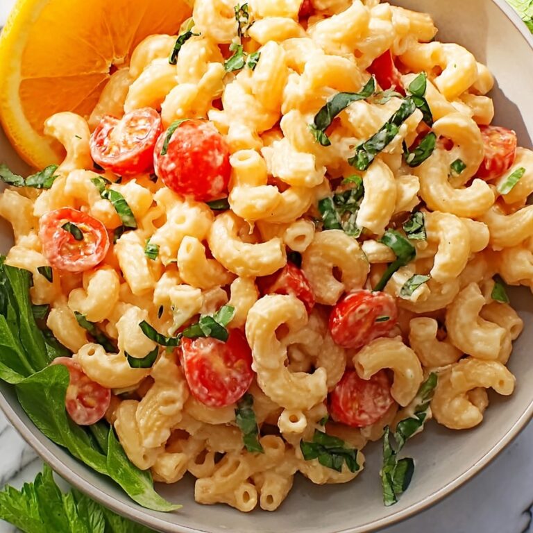 Tangy Creamy Pasta Salad with Cheddar, Vegetables, and Dill Recipe
