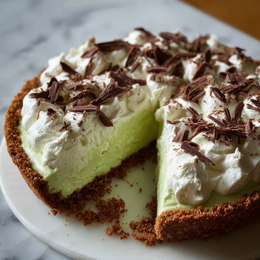 Grasshopper Pie: 4 Delightful Layers of Minty Magic Recipe - Recipe Image