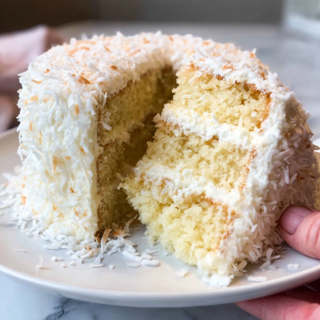Christmas Coconut Cake Recipe - Recipe Image