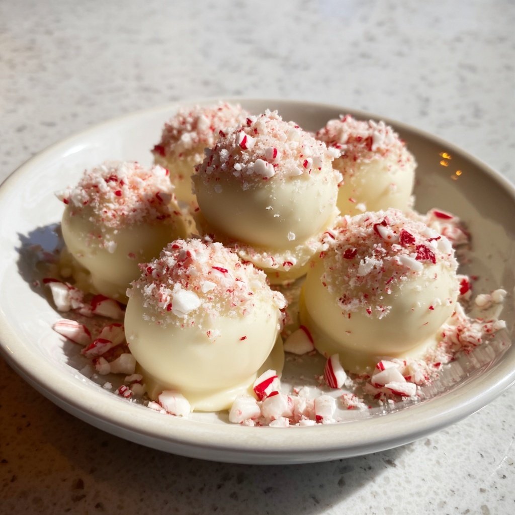 Christmas White Chocolate Truffles Recipe - Recipe Image