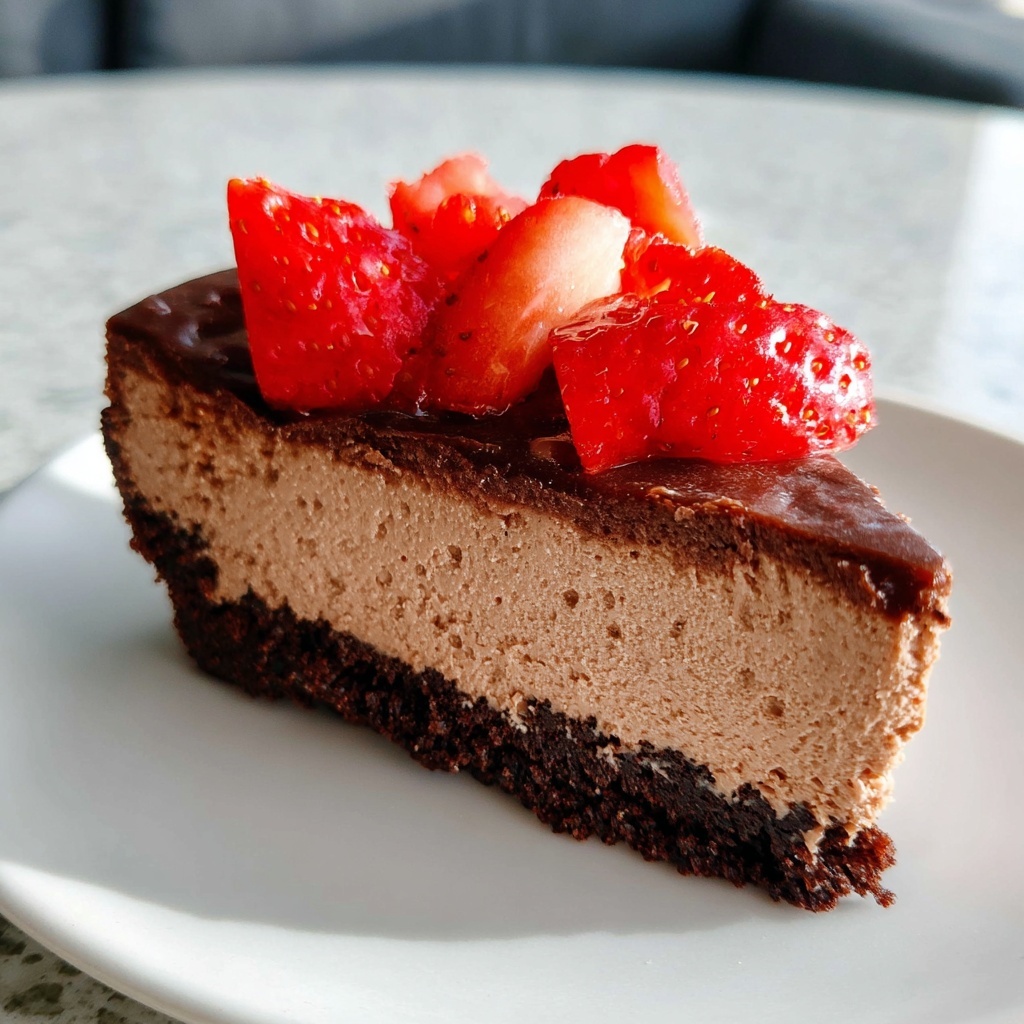 Chocolate Strawberry Cheesecake: 7 Indulgent Steps to Bliss Recipe - Recipe Image