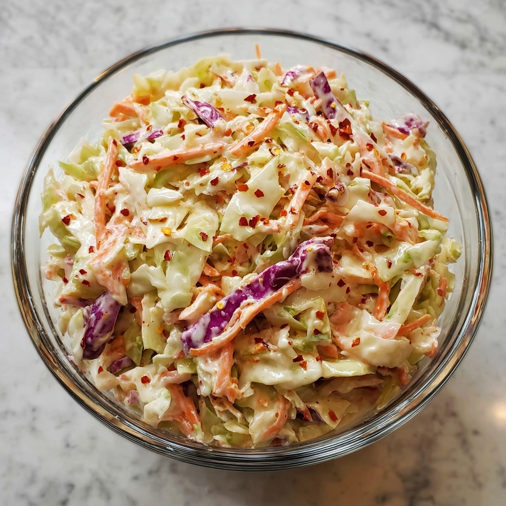 Vegan Keto Coleslaw: 5-Minute Crunchy Delight Recipe - Recipe Image