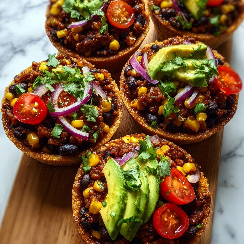 Tortilla Bowls Taco Cups: Vegan & Gluten-Free Delight Recipe - Recipe Image