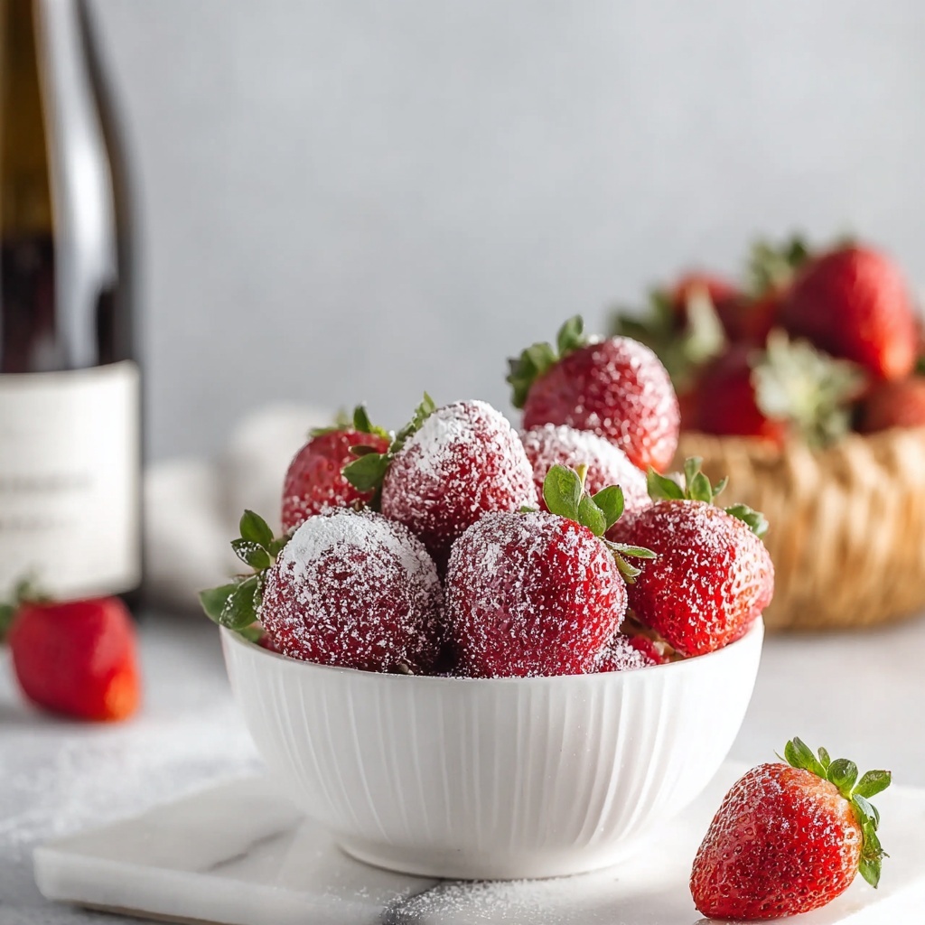 Delicious Drunken Strawberries: A Refreshing Summer Treat Recipe - Recipe Image