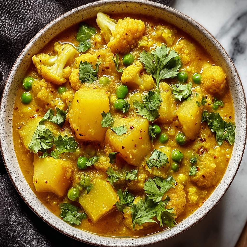 Savory Cauliflower Potato Curry for Heartwarming Meals Recipe - Recipe Image