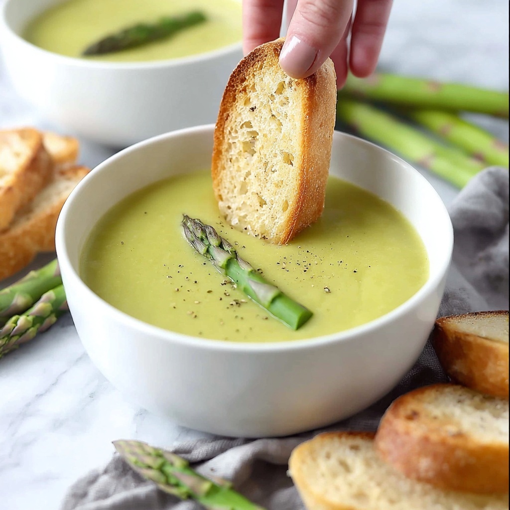 Delicious Cream of Asparagus Soup to Elevate Your Dinner Recipe - Recipe Image