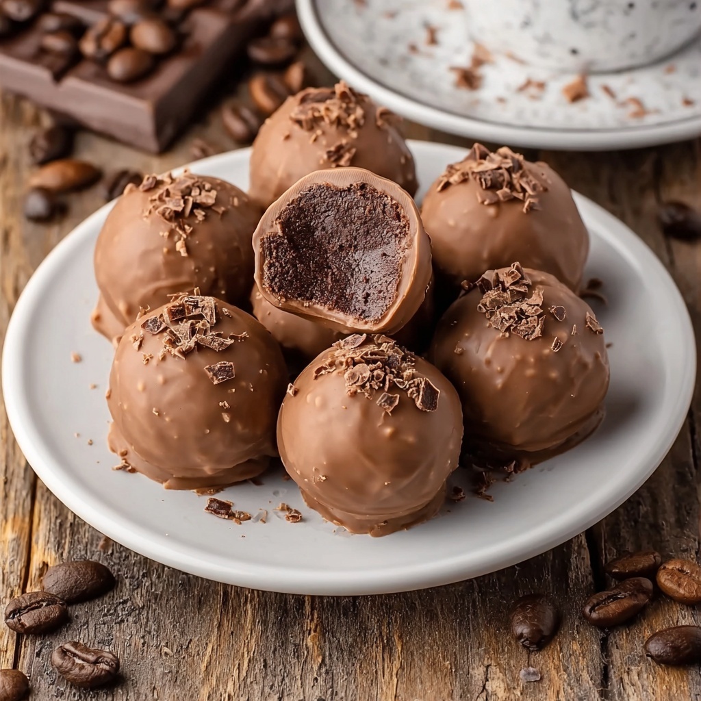 Decadent Espresso Chocolate Truffles Recipe - Recipe Image