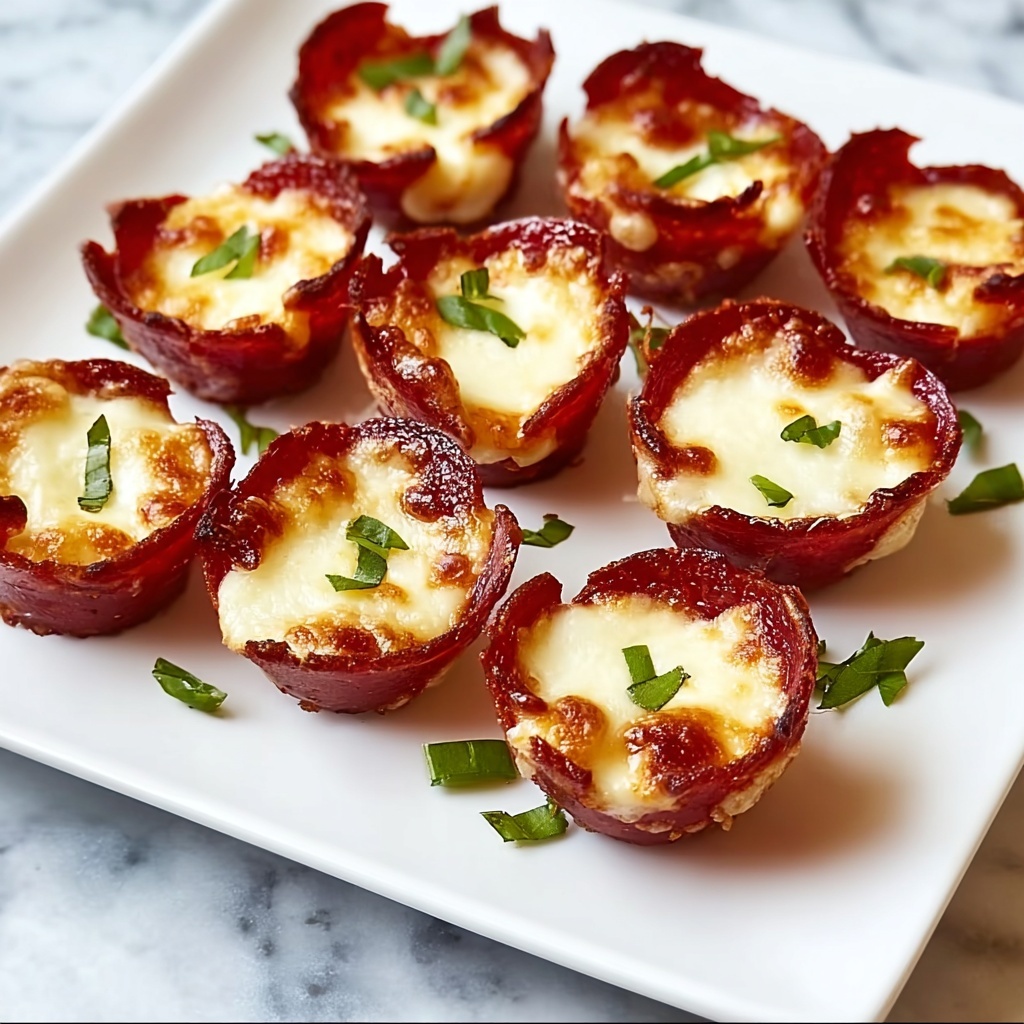 Easy Keto Pepperoni Pizza Bites Recipe - Recipe Image