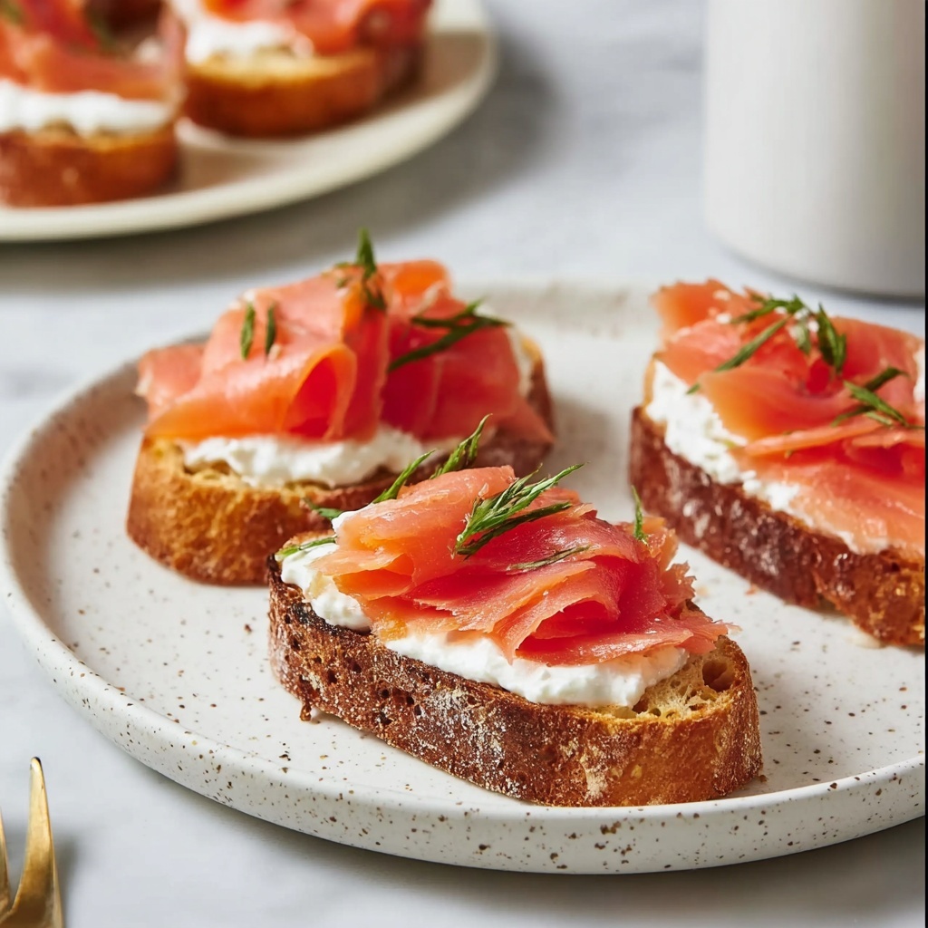 Smoked Salmon Crostini to Elevate Your Next Gathering Recipe - Recipe Image