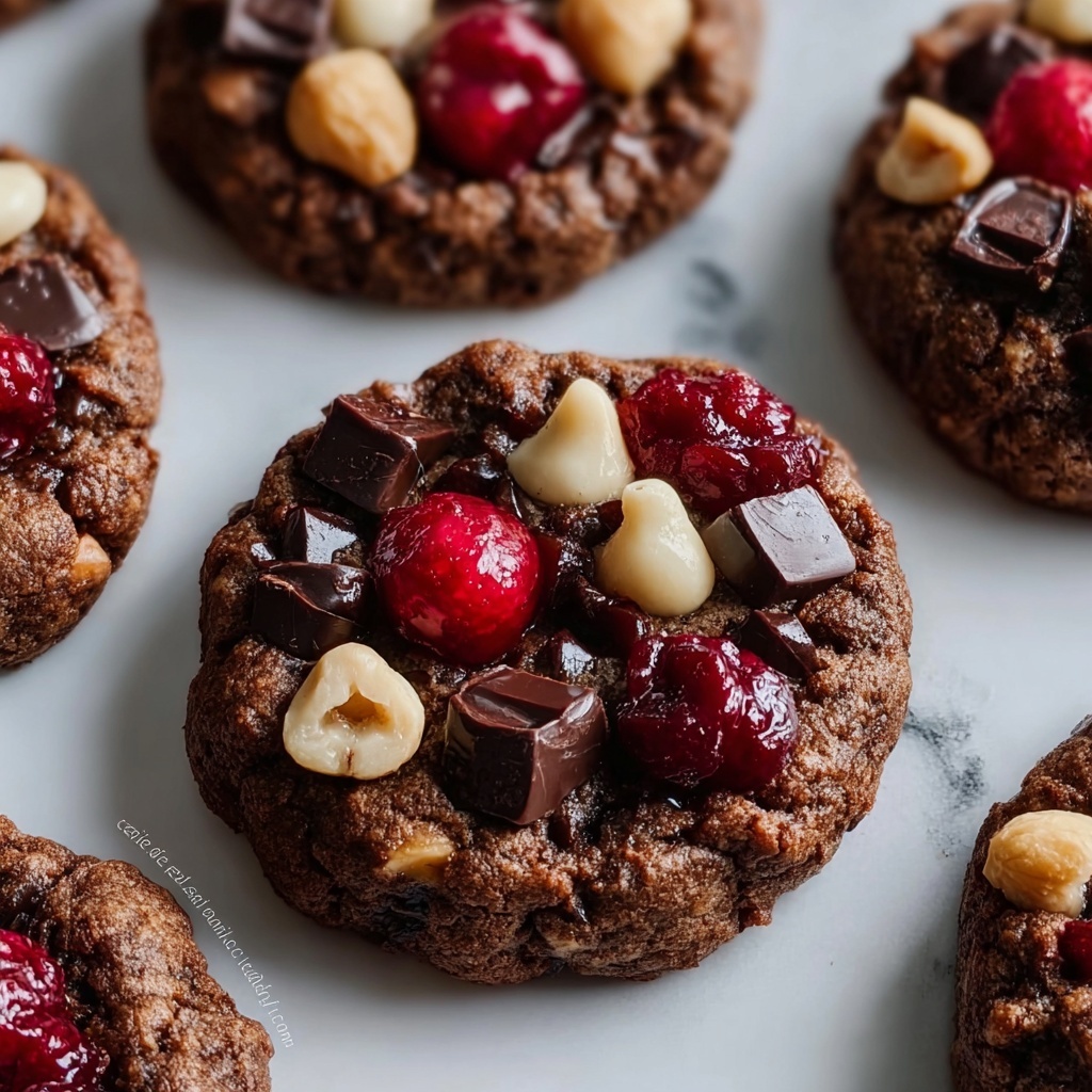 Irresistible Dark Chocolate Cranberry Walnut Cookies in 30 Minutes Recipe - Recipe Image