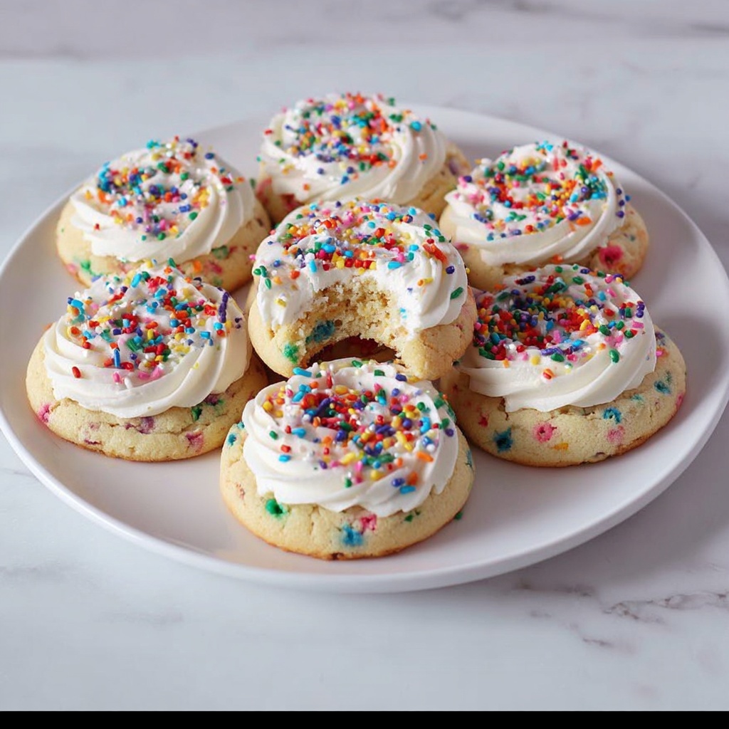 Perfect Funfetti Cake Mix Cookies Recipe - Recipe Image