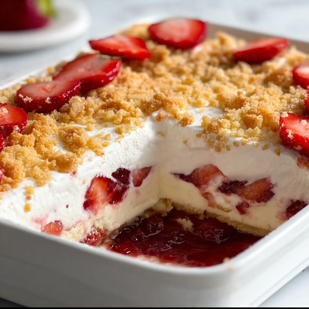 Strawberry Cheesecake Dump Cake Recipe - Recipe Image