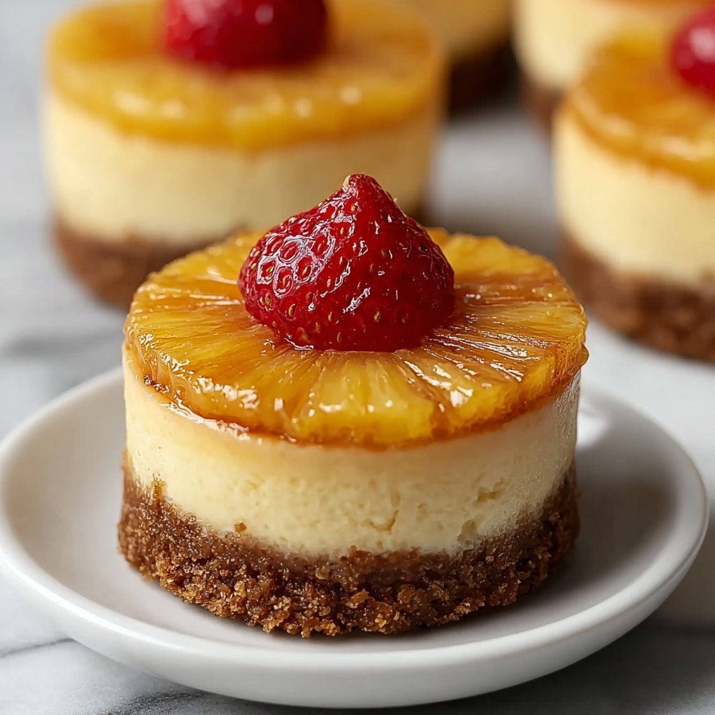 Mini Pineapple Upside-Down Cheesecakes Recipe - Recipe Image