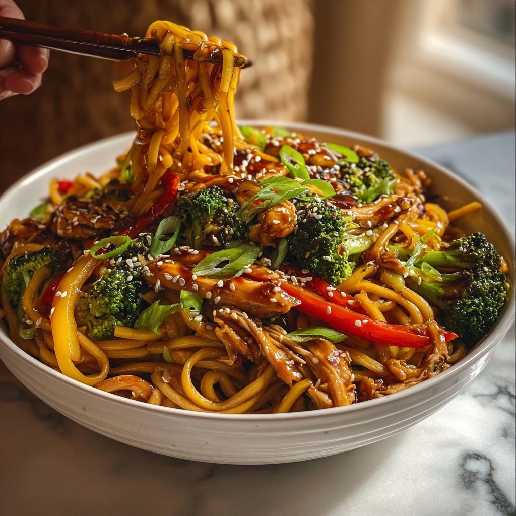Chicken Teriyaki Noodles Recipe - Recipe Image