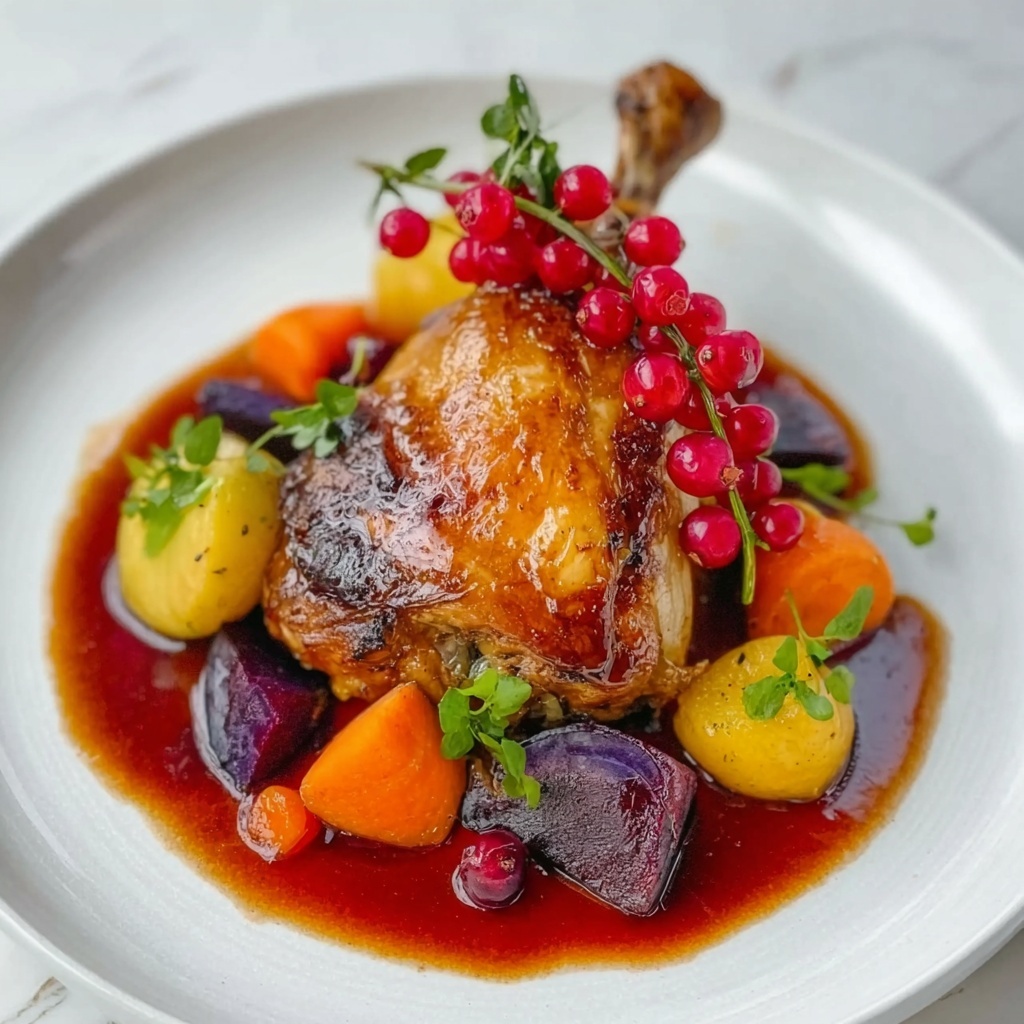Roast Partridge With Red Currant Sauce Recipe - Recipe Image