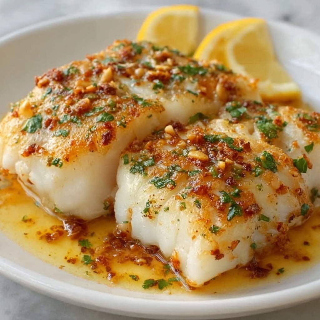 Lemon Butter Baked Cod Recipe - Recipe Image