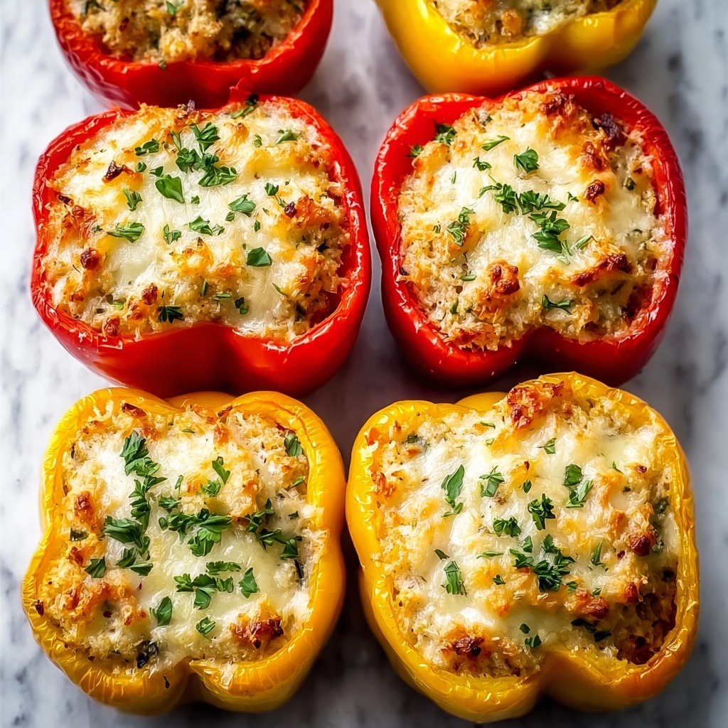 Cheesy Chicken Stuffed Peppers Recipe - Recipe Image