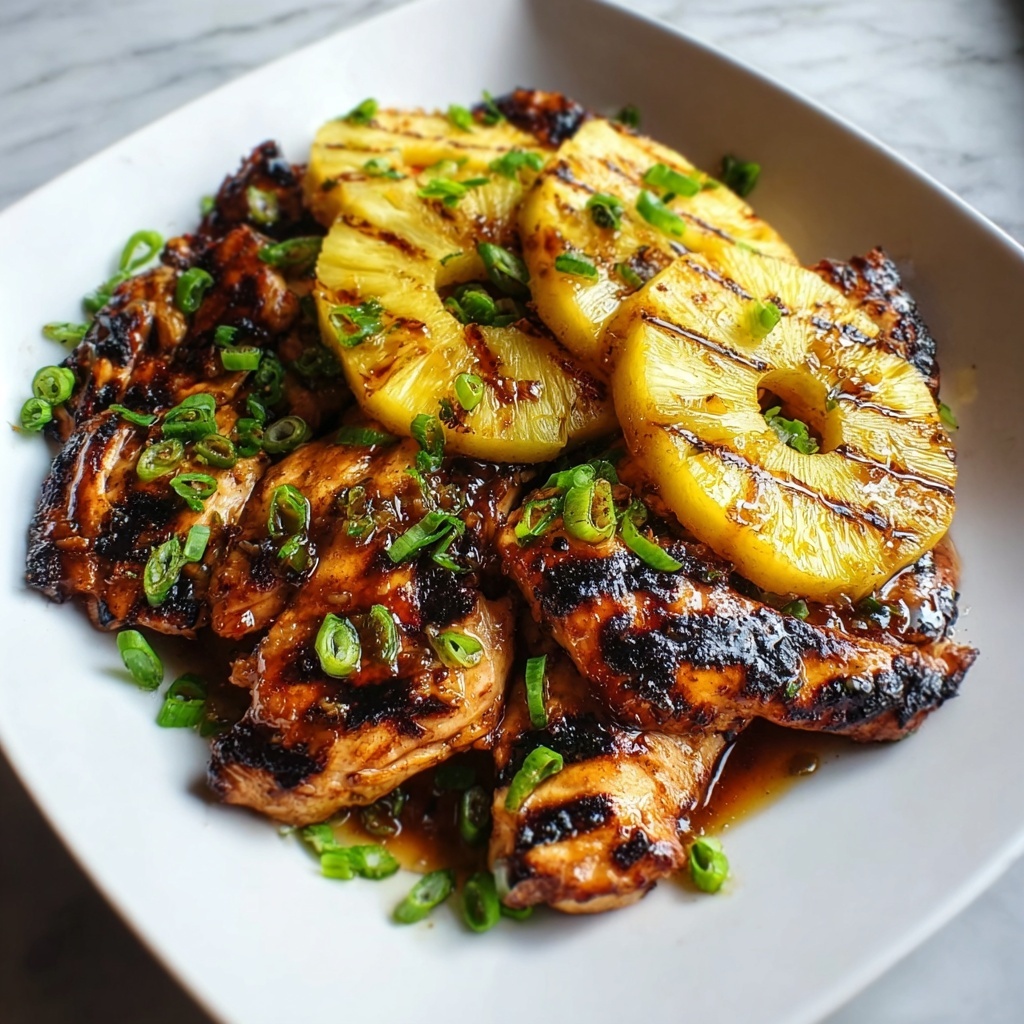Grilled Aloha Chicken and Pineapple Recipe - Recipe Image