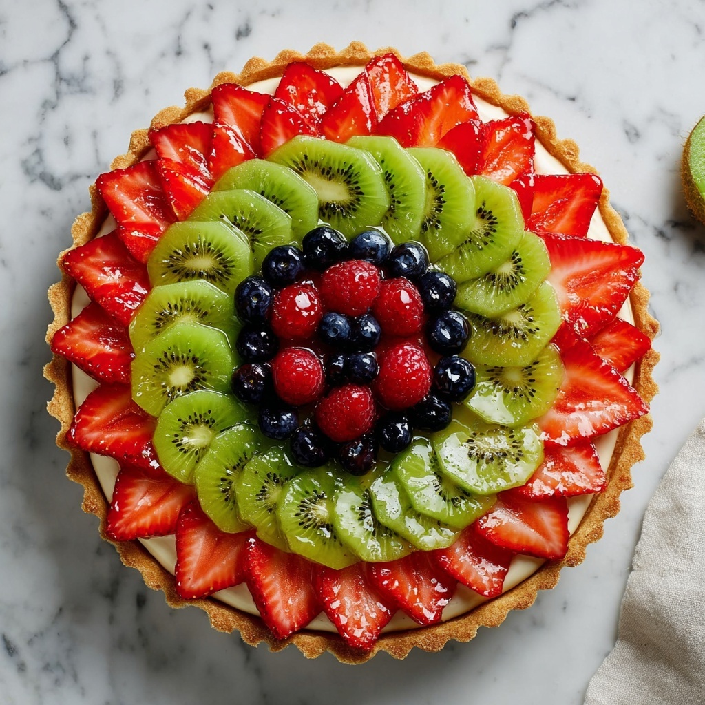 Vegan Fruit Tart Recipe - Recipe Image