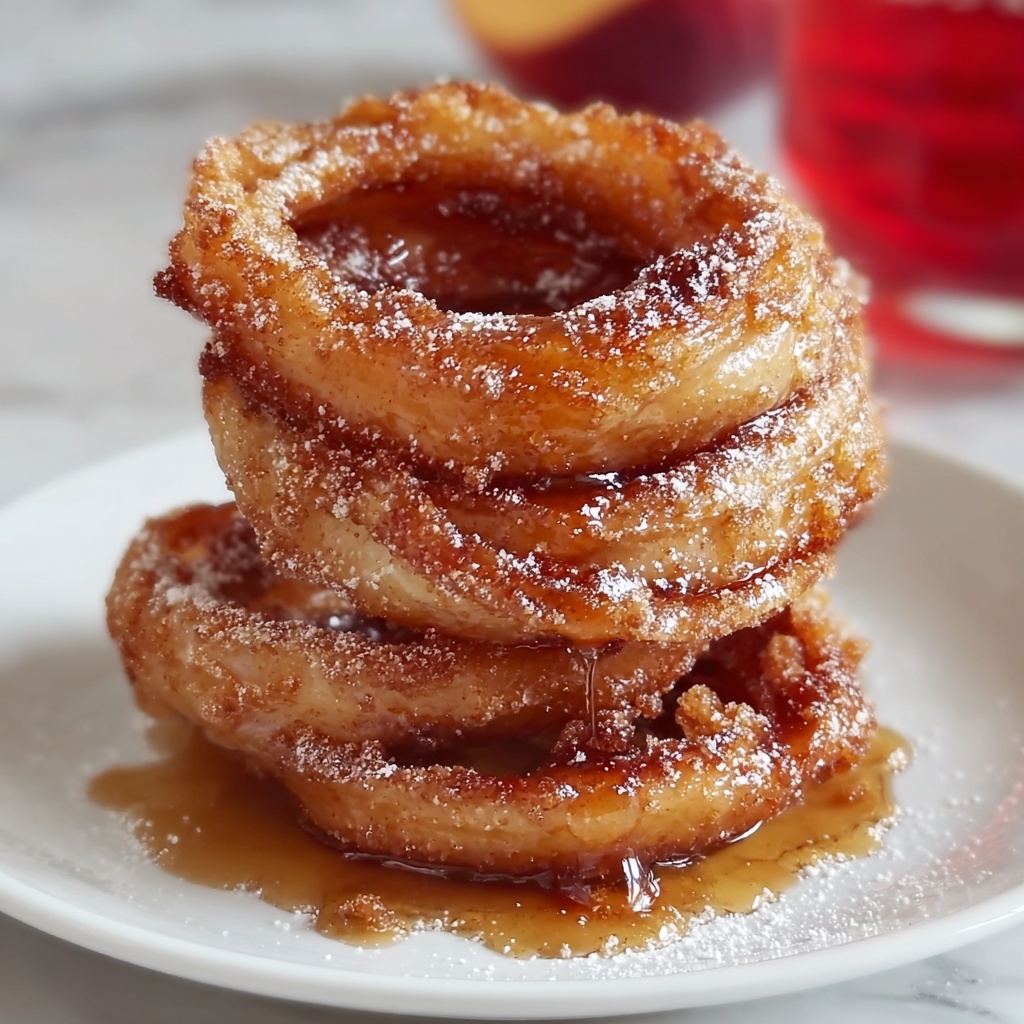 Fried Cinnamon Apple Rings Recipe - Recipe Image