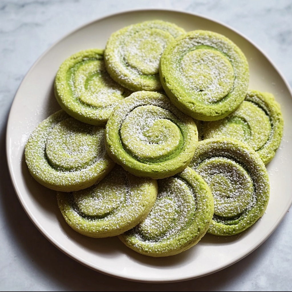 Matcha Butter Cookies with White Chocolate and Sprinkles Recipe - Recipe Image