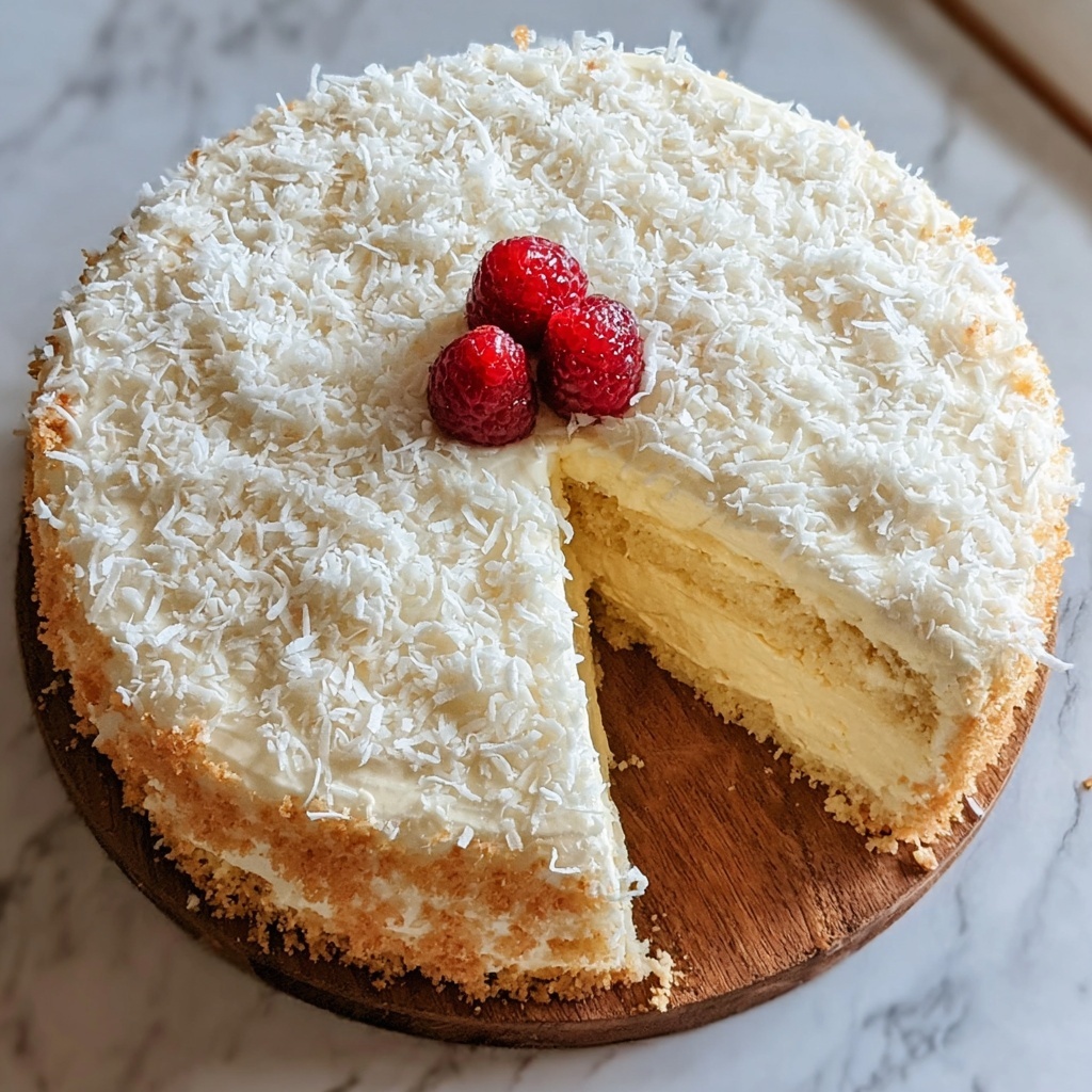 Coconut Ricotta Cloud Cake Recipe - Recipe Image
