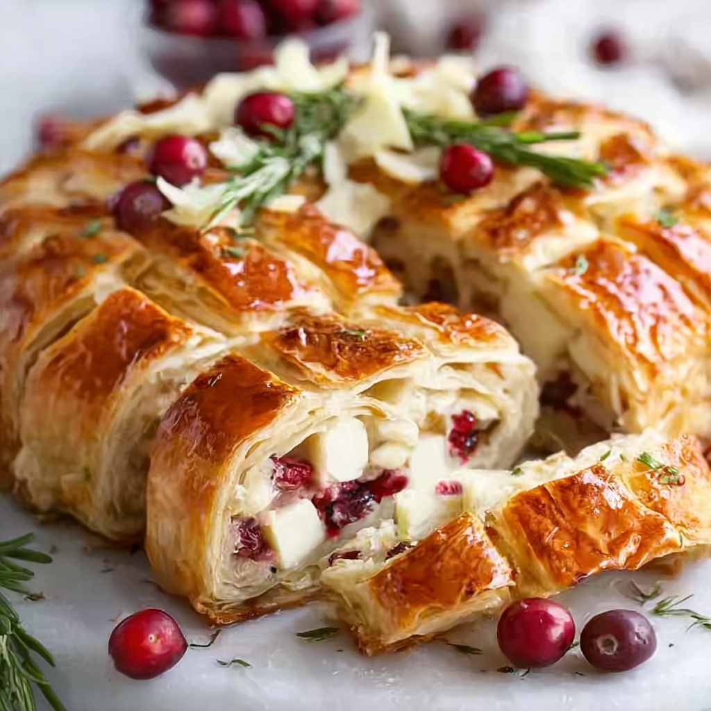Cranberry Brie Sourdough Pull-Apart Bread Recipe - Recipe Image
