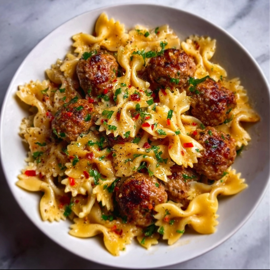 Italian Sausage and Bow Tie Pasta Skillet Recipe - Recipe Image