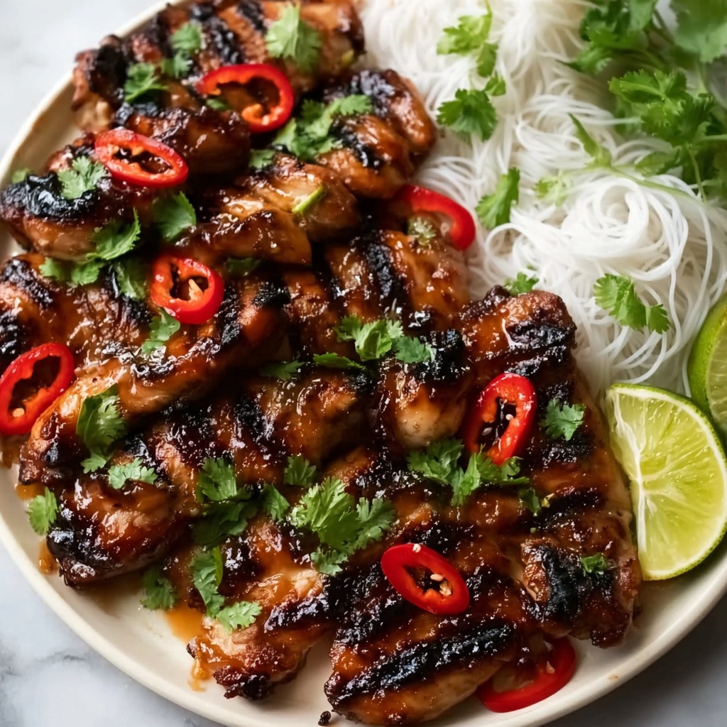 Grilled Vietnamese Lemongrass Chicken Recipe - Recipe Image