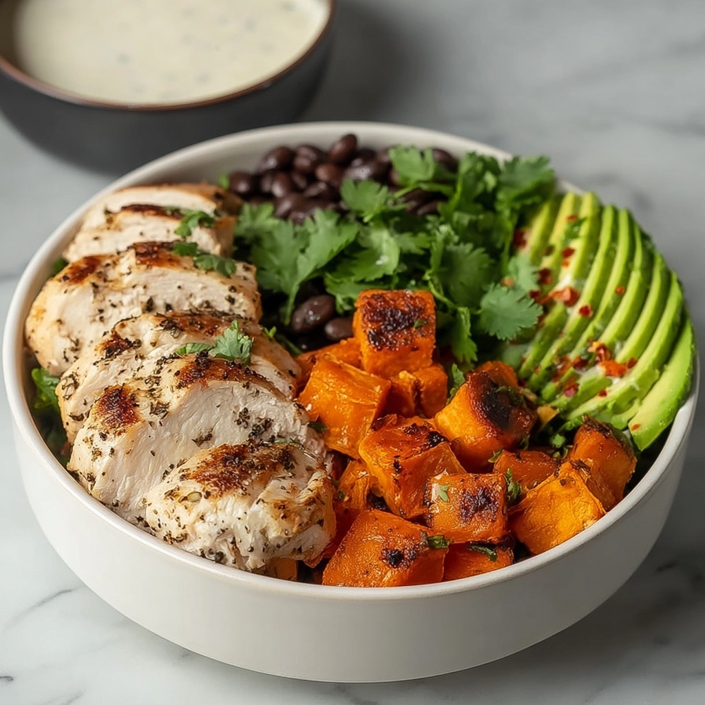 Chicken and Sweet Potato Bowls Recipe - Recipe Image