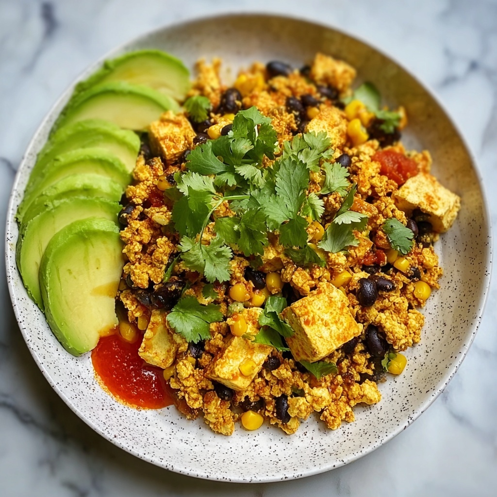 Tofu Scramble with Black Beans and Corn Recipe - Recipe Image