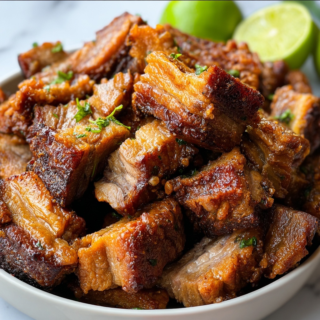 Crispy Homemade Chicharrones Recipe - Recipe Image