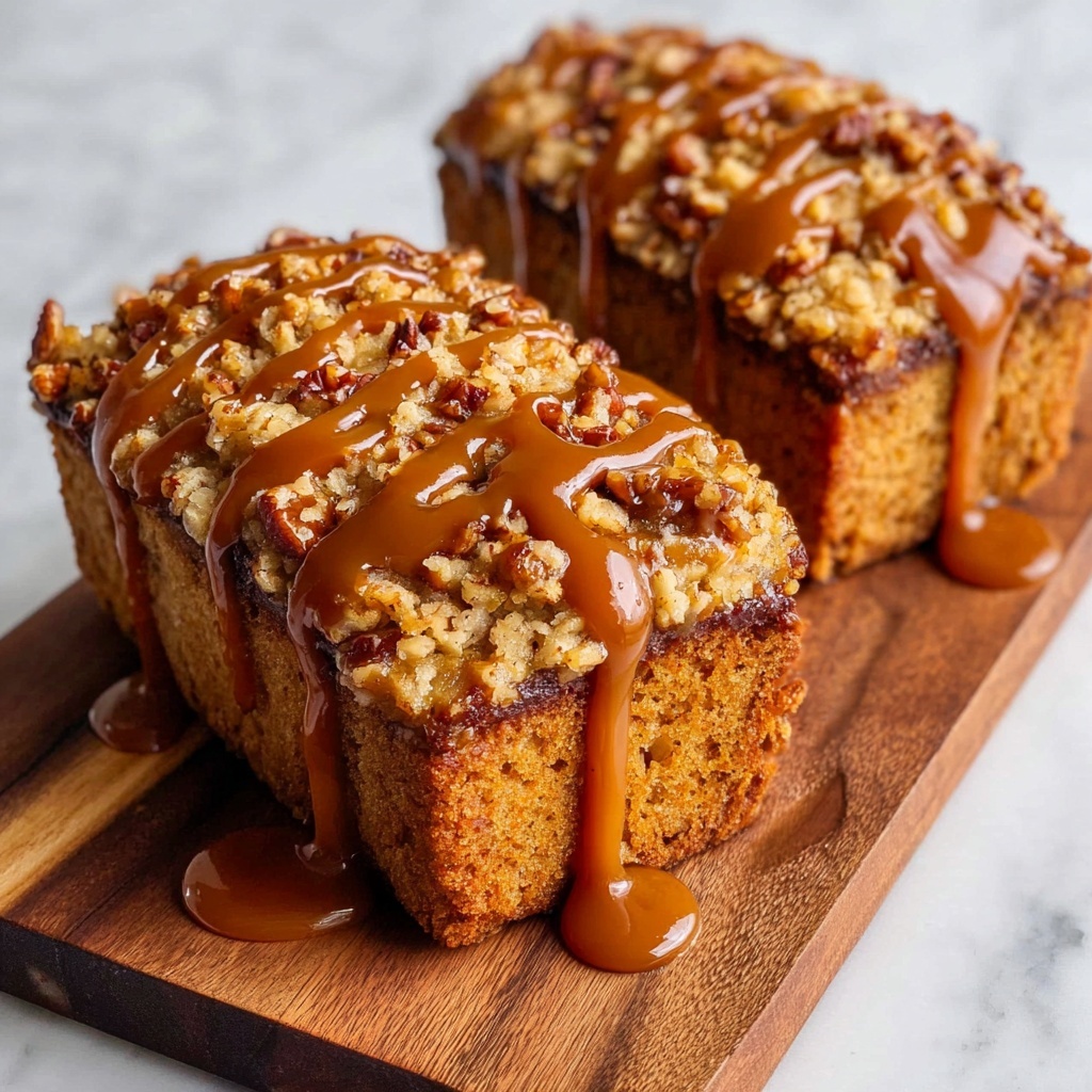 Caramelized Banana Bread with Dulce de Leche Glaze Recipe - Recipe Image