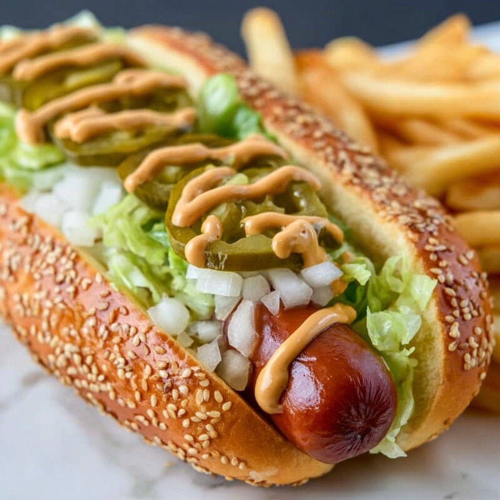 Big Mac Hot Dogs Recipe - Recipe Image